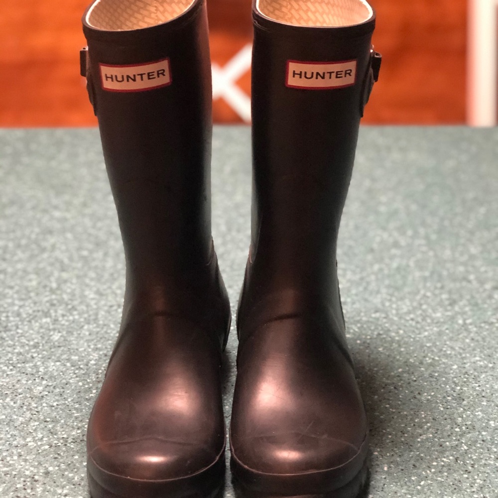 Short Black Hunter Boots